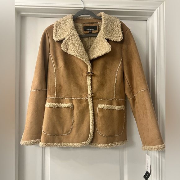 Jones New York Jackets & Blazers - NWT Jones New York faux suede shearling lined jacket